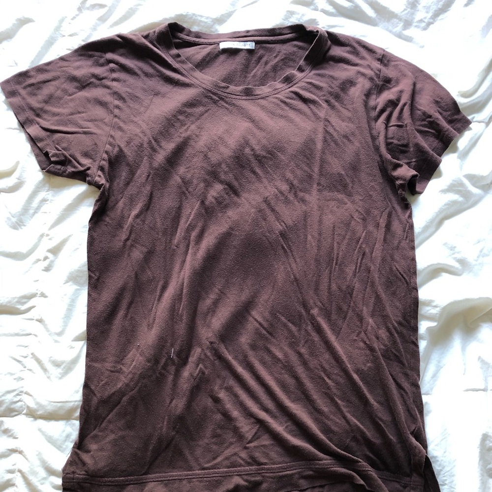 John Elliot burgundy t shirt